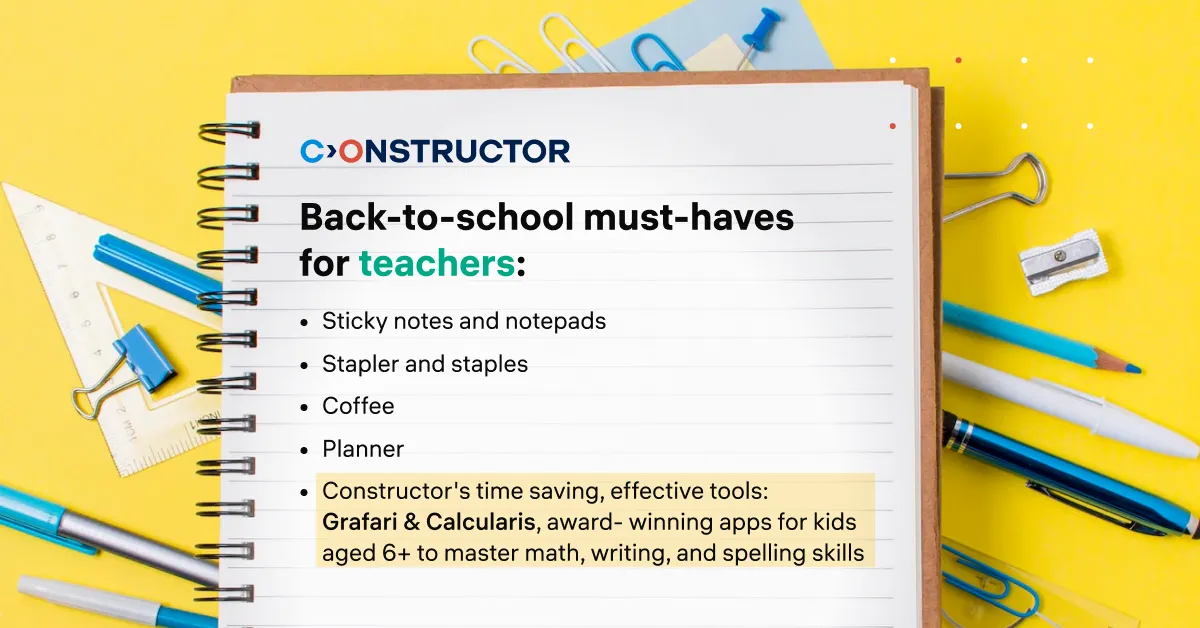 Child learning math and literacy.